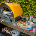 Tafel voor pizza oven